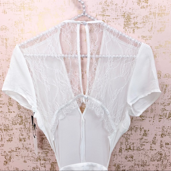 NWT Lovers & Friends Harper White Maxi Dress - Picture 4 of 8